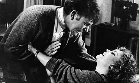 Richard Burton and Elizabeth Taylor in the film of Who's Afraid of Virginia Woolf?