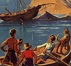 Cover of the first Famous Five book, 1942