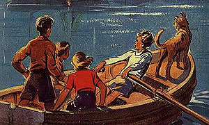Cover of the first Famous Five book, 1942