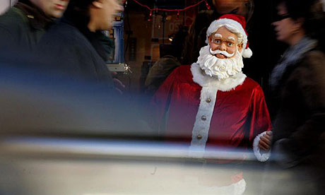 Christmas shoppers
