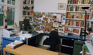 Gillian Slovo's writing room