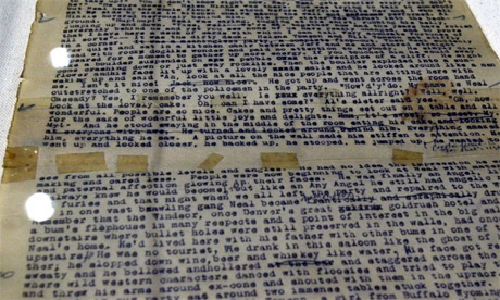 Jack Kerouac's original manuscript of On The Road