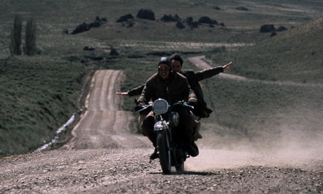 Rodrigo De la Serna and Gael García Bernal in the film version of The Motorcycle Diaries