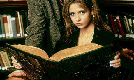 Buffy the Vampire Slayer Buffy gets to grips with a grimoire