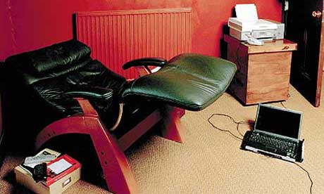 AL Kennedy's writing room