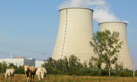 nuclear power. Nuclear power station at