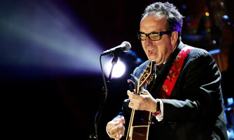 Elvis Costello in concert in New York