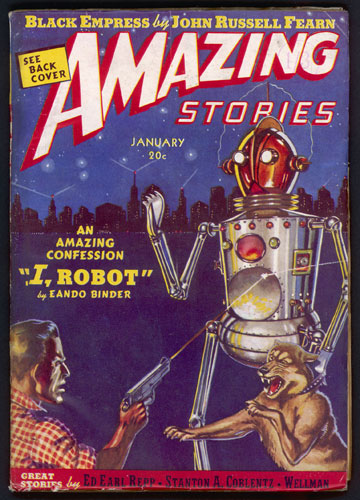 Robots: January 1939 edition of Amazing Stories