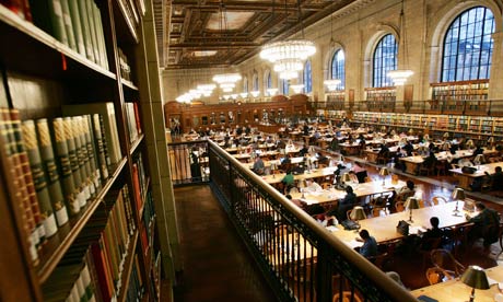 The New York Public Library reading room