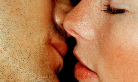 Couple kissing
