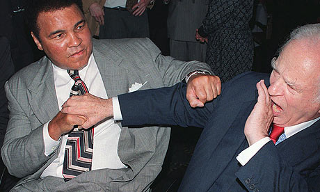 muhammad ali fighting. Muhammad Ali and Norman Mailer