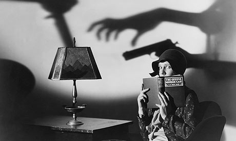 Actress Jean Arthur Reading With Shadows