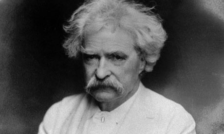 Mark Twain Family. Mark Twain. Photograph: AP