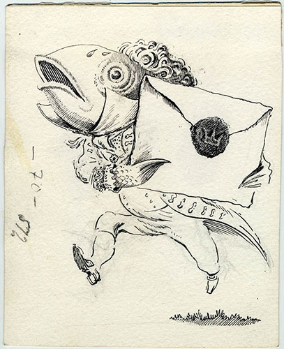 Mervyn Peake: Mervyn Peake fish footman