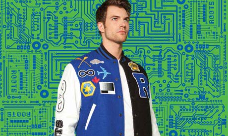 A jacket design from the Roots x Douglas Coupland range