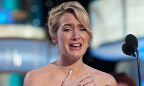 Kate Winslet at the Golden Globe awards