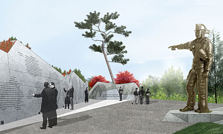 Douglas Coupland's design for the firefighters' memorial