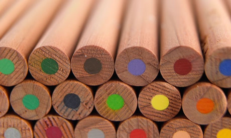 Coloured pencils