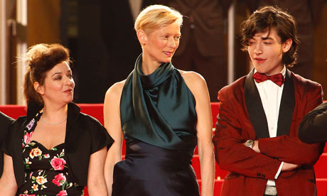 and actors Tilda Swinton