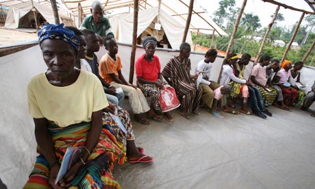 Ivory Coast refugees in Liberia women