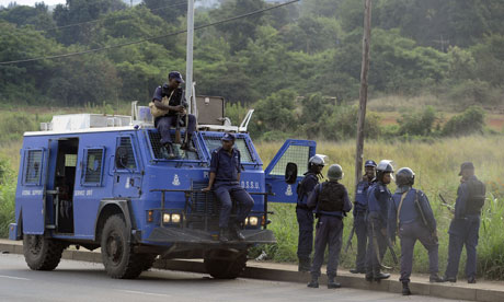 Swaziland's policemen