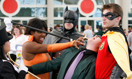 Super troopers ... attendees in costume at the 2009 San Diego Comic Con. Photograph: Denis Poroy/AP