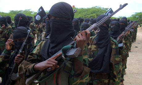 Members of the hardline al-Shabaab Islamist rebel group 