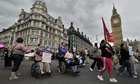 Disabled protestors demon 003 We cant duck this reform of benefits for disabled people | Paul Goodman
