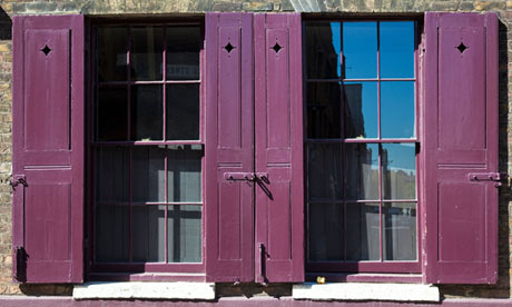 Windows in Spitalfields, London