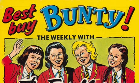 Famous four … an advert for Bunty, featuring The Four Marys