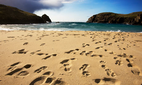 Dail Beag or Dalbeg beach on the Isle of Lewis, Scotland