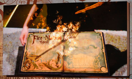 JK Rowling's interactive Book of Spells is unveiled during the Sony E3 news conference this week.