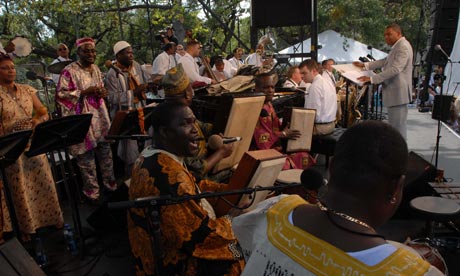 Jazz club … a performance of Congo Square