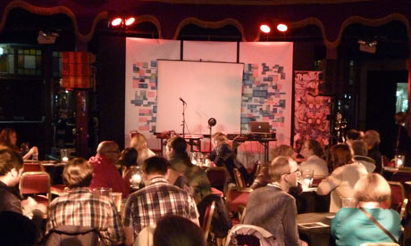 Unbound in the Spiegeltent at the Edinburgh International Book festival 