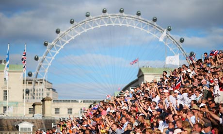 Olympics - spectators at Beach Volleyball