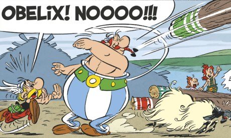 An illustration from Asterix and the Picts