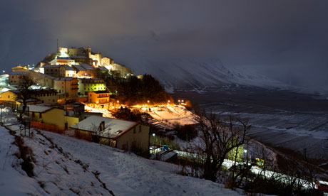 Castelluccio by night