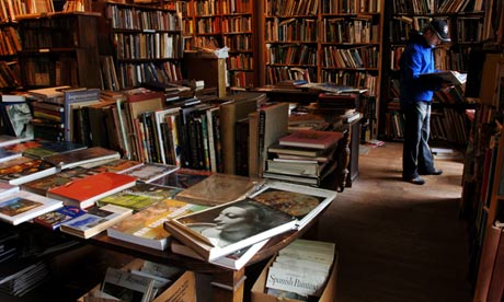 A bookshop in Hay-on-Wye