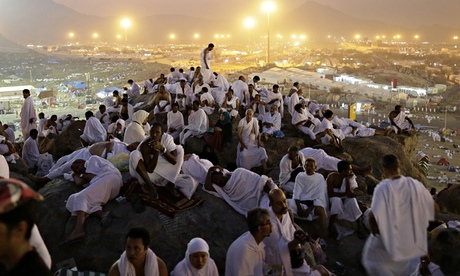 Muslim pilgrims at Mecca