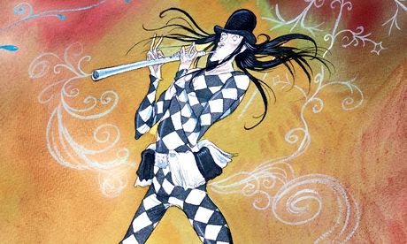 Chris Riddell illustration in Russell Brand’s The Pied Piper of Hamelin