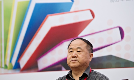 Mo Yan at China’s national book fair in 2013.