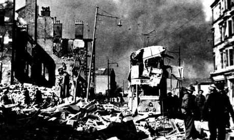 Blitz-hit London in 1941 