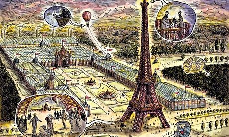 The Eiffel Tower by Steven Appleby for Black Francis's  The Good Inn. 