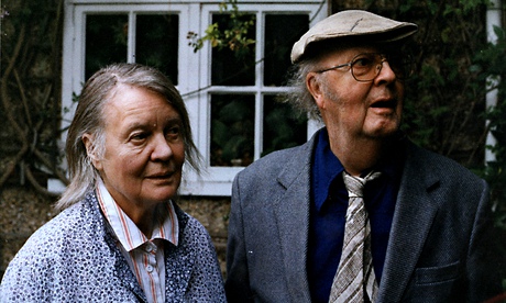 Iris Murdoch and husband John Bayley