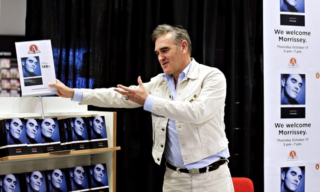 Morrissey at a signing event for List of the Lost