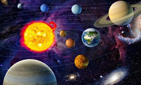 The planets in our solar system