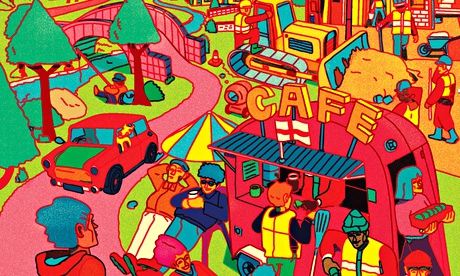 Rob Pybus illustration for England's uncertain future