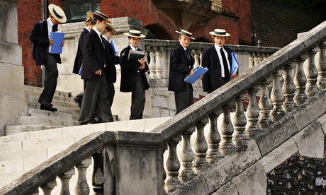 Pupils at Harrow school