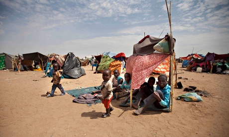 Sudanese children at the Kalma camp for Internally Displaced People (IDP) in 2014 in South Darfur. 