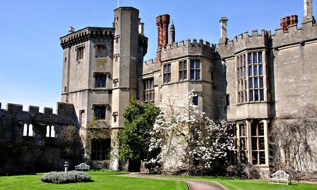 The glamour of privilege … the west front of Thornbury Castle in Gloucestershire.
